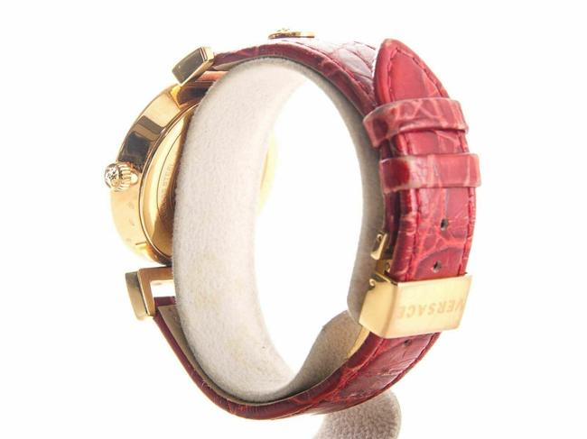 Versace Red/Gold Medusa Womens Vanity Watch Versace Red/Gold Medusa Womens Vanity Watch