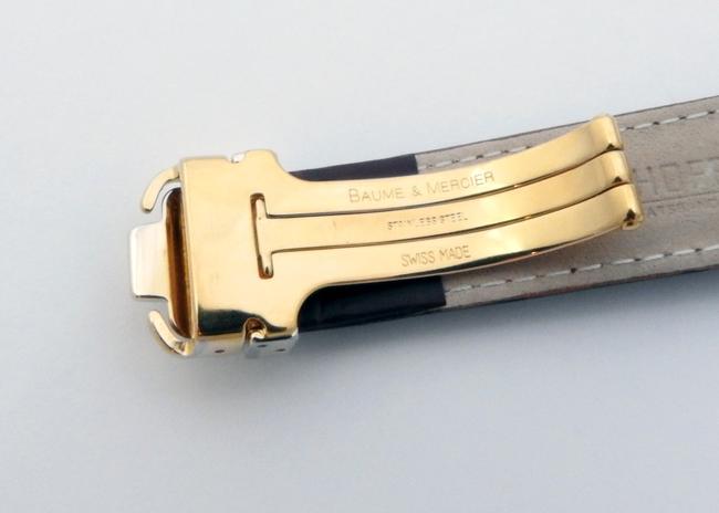 Baume & Mercier Yellow Gold Hampton 18k Mens White Dial 7345 Watch Baume & Mercier Yellow Gold Hampton 18k Mens White Dial 7345 Watch