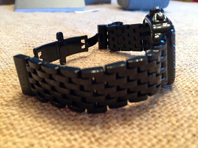 Michele Black Deco Noir Diamond Watch Michele Black Deco Noir Diamond Watch