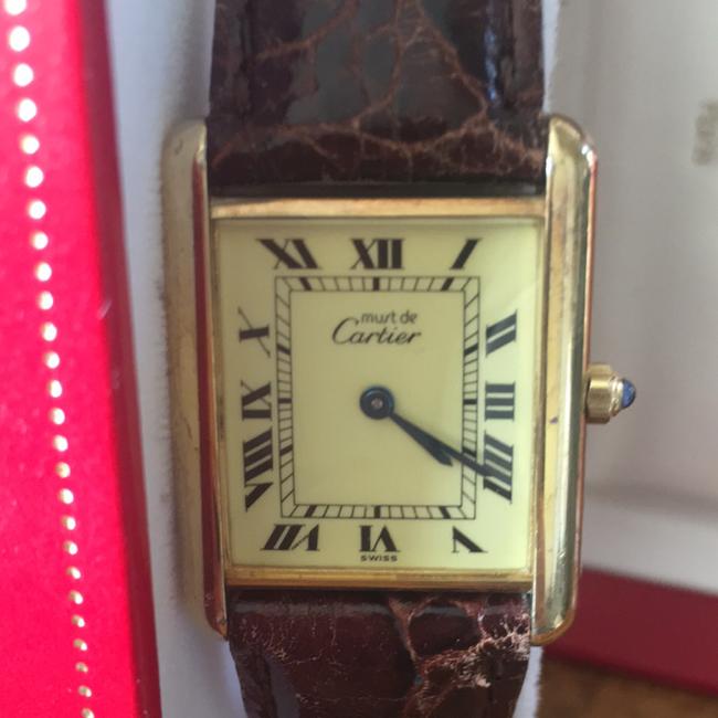 Cartier Gold Tank De Must Unisex Mens Or Unisex Model. Watch Cartier Gold Tank De Must Unisex Mens Or Unisex Model. Watch