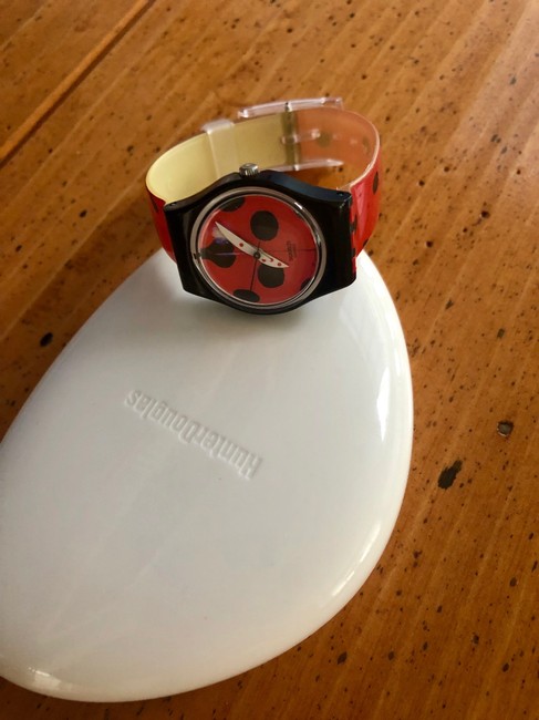 Swatch Red Vintage Lady Style Lb148 Watch Swatch Red Vintage Lady Style Lb148 Watch