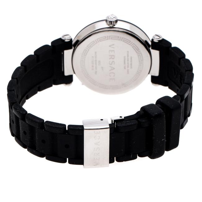 Versace Black Ceramic Stainless Steel Rubber Reve 92q Womens Wristwatch 35 Mm Watch Versace Black Ceramic Stainless Steel Rubber Reve 92q Womens Wristwatch 35 Mm Watch