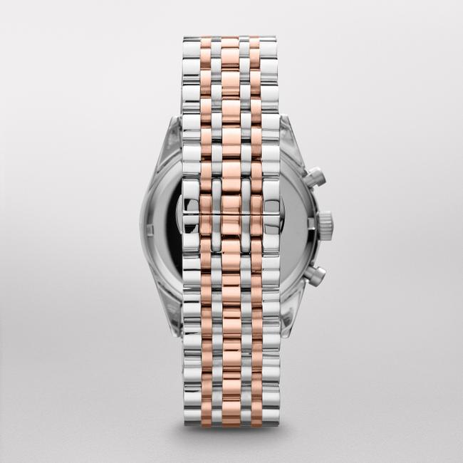 Emporio Armani Silver and Rose Gold Box In The Men Ar5999 Watch Emporio Armani Silver and Rose Gold Box In The Men Ar5999 Watch