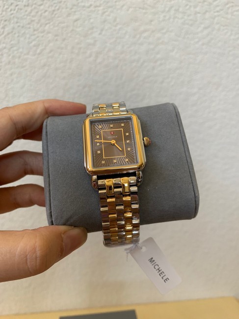 Michele Multicolor Deco Ii two-tone Diamond Accent Mww06x000033 Watch Michele Multicolor Deco Ii two-tone Diamond Accent Mww06x000033 Watch