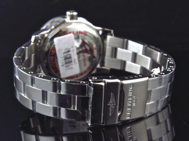 Breitling Stainless Steel Custom Ladies 2.5ct Diamond Aeromarine Colt 33 A77387 Black Dial Watch Breitling Stainless Steel Custom Ladies 2.5ct Diamond Aeromarine Colt 33 A77387 Black Dial Watch