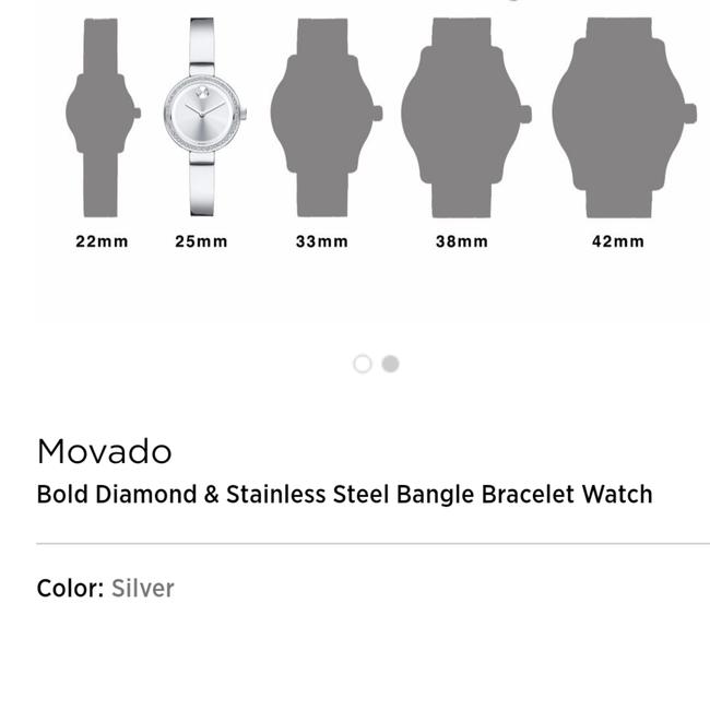 Movado Silver Silver-toned Sunray Dial Stainless Steel Band Ladies Watch Movado Silver Silver-toned Sunray Dial Stainless Steel Band Ladies Watch
