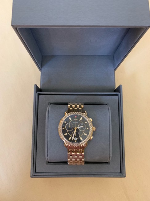 Michele Sidney Gold Diamond Mww30a000031 Watch Michele Sidney Gold Diamond Mww30a000031 Watch