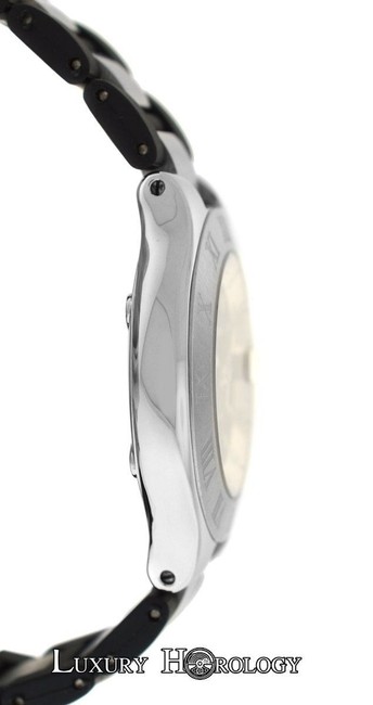 Cartier Must 21 Autoscaph 2427 Steel Rubber 37mm Watch Cartier Must 21 Autoscaph 2427 Steel Rubber 37mm Watch