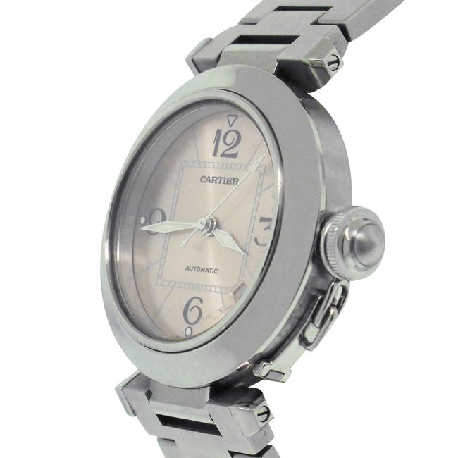 Cartier Silver Pink Pasha 35mm Dial Steel Ladies Watch Cartier Silver Pink Pasha 35mm Dial Steel Ladies Watch