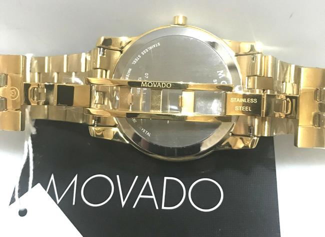 Movado Gold 40mm Museum Classic Black Dial 0606997 Swiss Made Quartz Watch Movado Gold 40mm Museum Classic Black Dial 0606997 Swiss Made Quartz Watch