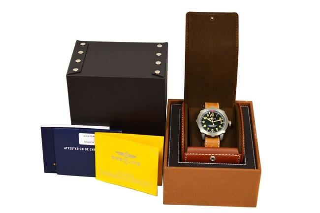 Breitling Silver Aviator Super 8 B20 Eb2040101l1x1 Titanium 46mm Watch Breitling Silver Aviator Super 8 B20 Eb2040101l1x1 Titanium 46mm Watch