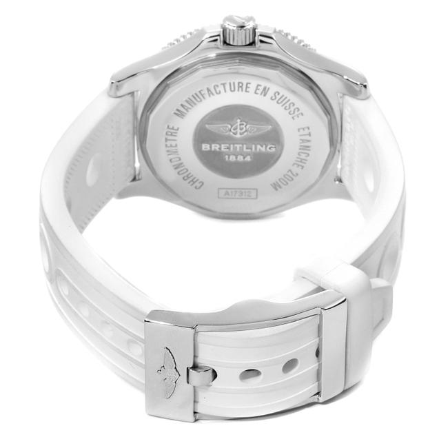 Breitling White Stainless Steel Superocean Ii Hurricane A17312 Womens Wristwatch 36 Mm Watch Breitling White Stainless Steel Superocean Ii Hurricane A17312 Womens Wristwatch 36 Mm Watch
