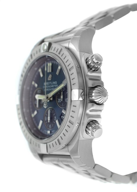 Breitling Silver Chronomat Ab0115101c1a1 Stainless Steel 44mm Watch Breitling Silver Chronomat Ab0115101c1a1 Stainless Steel 44mm Watch