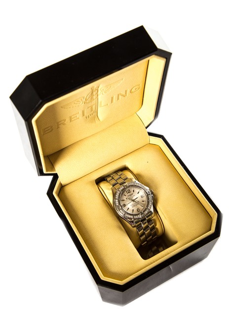 Breitling Silver Steel Colt Oceane A77350 33mm Watch Breitling Silver Steel Colt Oceane A77350 33mm Watch