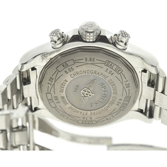 Breitling White Super Avenger A13370 48mm Stainless Steel Watch Breitling White Super Avenger A13370 48mm Stainless Steel Watch