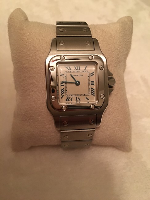 Cartier Stainless Santos Galbee Watch Cartier Stainless Santos Galbee Watch