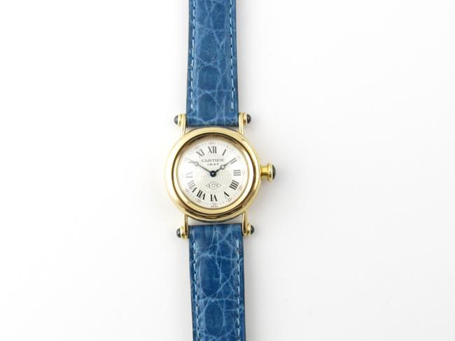 Cartier Blue Diabolo 18k Yellow Gold 150 Anniversary Ladies 14400 Watch Cartier Blue Diabolo 18k Yellow Gold 150 Anniversary Ladies 14400 Watch