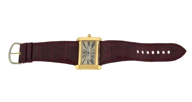 Cartier Gold Divan 2602 Unisex Large 18k Rose Quartz 38mm Watch Cartier Gold Divan 2602 Unisex Large 18k Rose Quartz 38mm Watch
