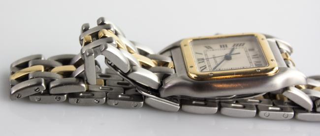 Cartier Yellow Gold and Steel Panthere Midsize 1 Row 18k Gold/Ss 27mm Watch Cartier Yellow Gold and Steel Panthere Midsize 1 Row 18k Gold/Ss 27mm Watch