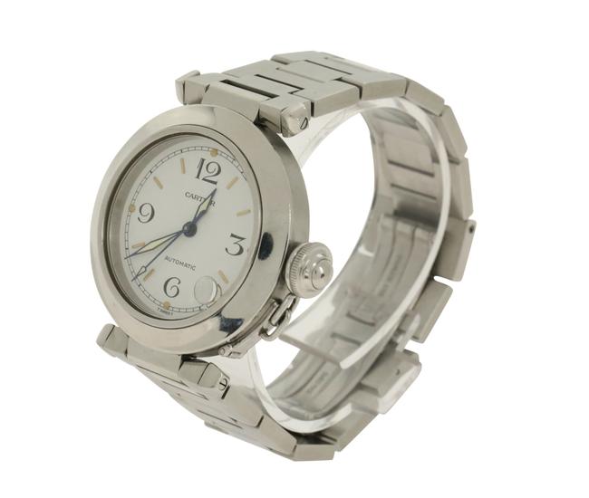 Silver Pasha C De Cartier Watch Silver Pasha C De Cartier Watch
