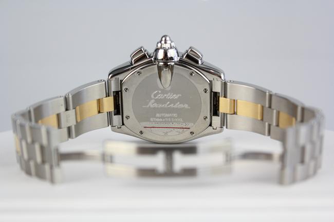 Cartier Silver Gold XL Roadster Two-tone 18kt Yellow and Steel Mens Watch Cartier Silver Gold XL Roadster Two-tone 18kt Yellow and Steel Mens Watch
