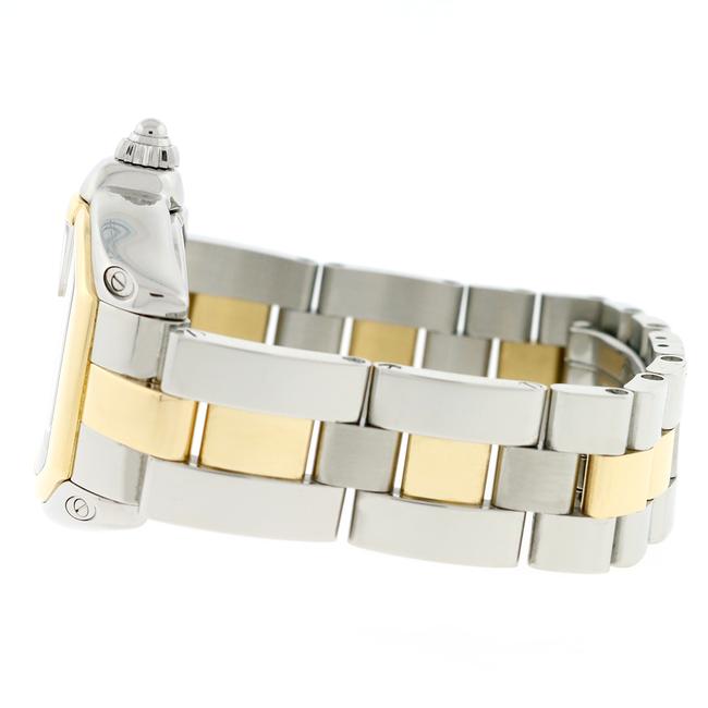 Cartier Roman Roadster Ladies Small Gold/Steel Dial W62026y4 B&p Watch Cartier Roman Roadster Ladies Small Gold/Steel Dial W62026y4 B&p Watch