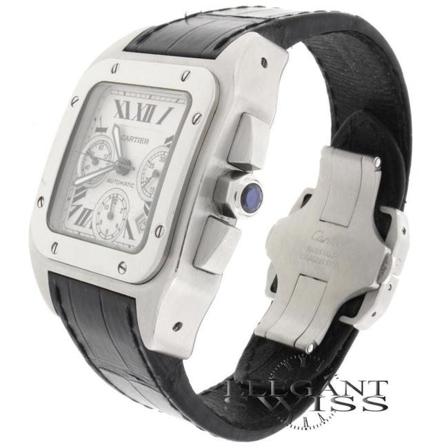 Cartier Box XL Santos 100 Chronograph Steel Mens W20090x8 Box&papers Watch Cartier Box XL Santos 100 Chronograph Steel Mens W20090x8 Box&papers Watch