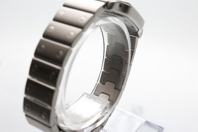 Cartier Silver Santos Galbee Watch Cartier Silver Santos Galbee Watch