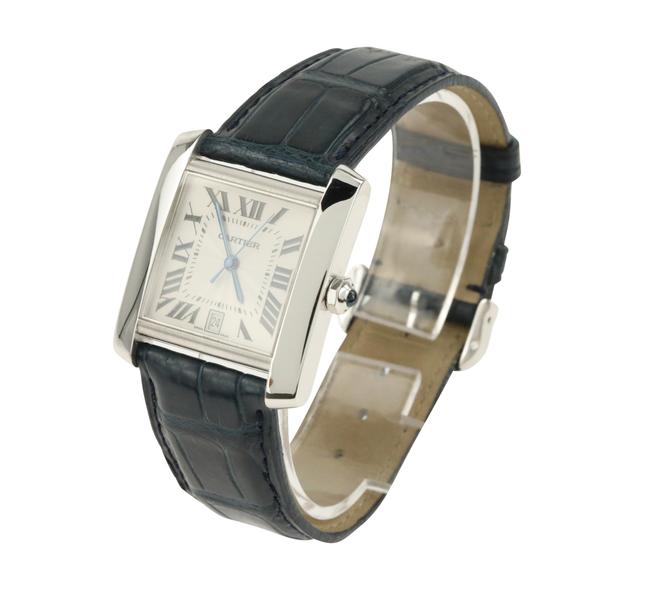 Cartier Silver Tank Francaise Lm Watch Cartier Silver Tank Francaise Lm Watch