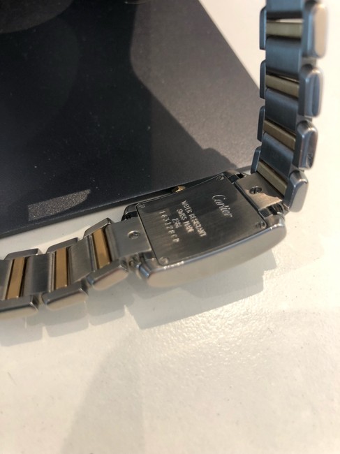 Cartier Silver Tank Francaise Stainless Steel Watch Cartier Silver Tank Francaise Stainless Steel Watch