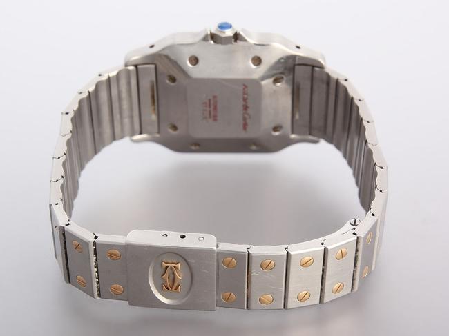 Cartier Mid-size Two Tone Santos Watch Cartier Mid-size Two Tone Santos Watch