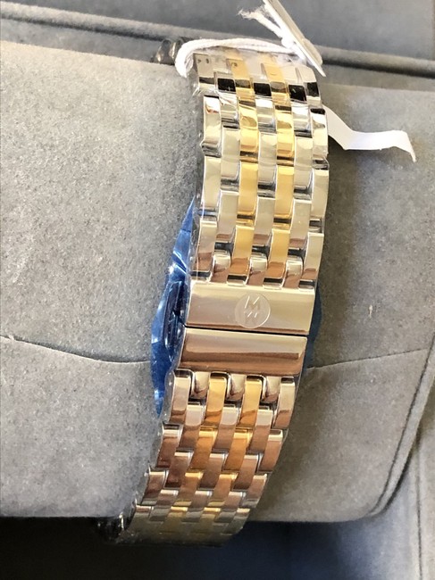Michele Gold Gold/Silver Caber Diamond Bracelet 35mm Mww16e000001 Watch Michele Gold Gold/Silver Caber Diamond Bracelet 35mm Mww16e000001 Watch