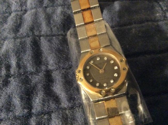 Chopard Gold New/ Old Stock Ladys Stainless Steel & Diamond Watch Chopard Gold New/ Old Stock Ladys Stainless Steel & Diamond Watch
