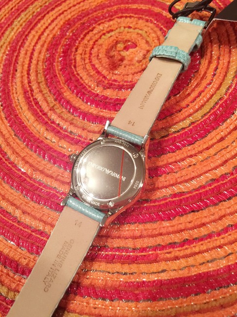 Emporio Armani White Swiss Made Women Lizard Leather Strap Ars7011 Watch Emporio Armani White Swiss Made Women Lizard Leather Strap Ars7011 Watch