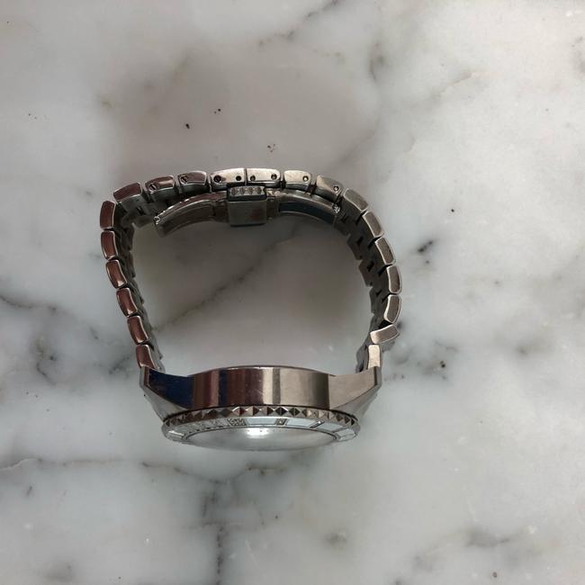 Dior Silver Lady Christian Christal Chronograph Diamond Bezel Mop Ss Quartz Watch Dior Silver Lady Christian Christal Chronograph Diamond Bezel Mop Ss Quartz Watch