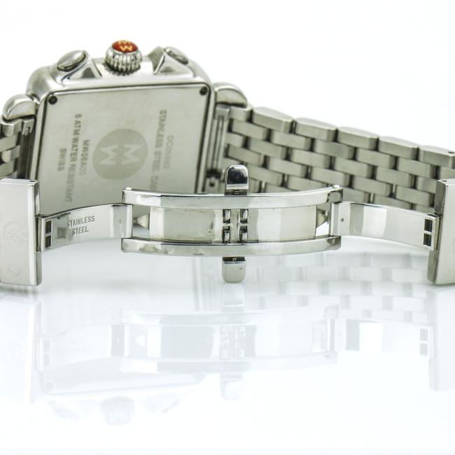 Michele Silver Deco Stainless Steel Womens Quartz with Mother Of Pearl Watch Michele Silver Deco Stainless Steel Womens Quartz with Mother Of Pearl Watch