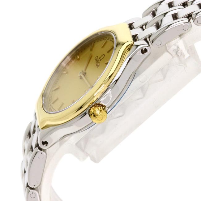 Omega Champagne Gold Tone Stainless Steel De Ville Quartz Womens Wristwatch 23 Mm Watch Omega Champagne Gold Tone Stainless Steel De Ville Quartz Womens Wristwatch 23 Mm Watch