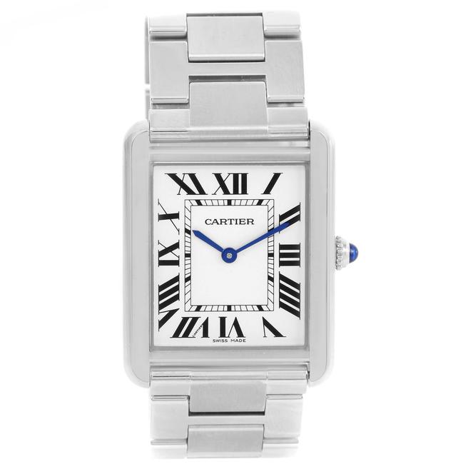 Cartier Silver Tank Solo Large Stainless Steel Dial W5200014 Watch Cartier Silver Tank Solo Large Stainless Steel Dial W5200014 Watch