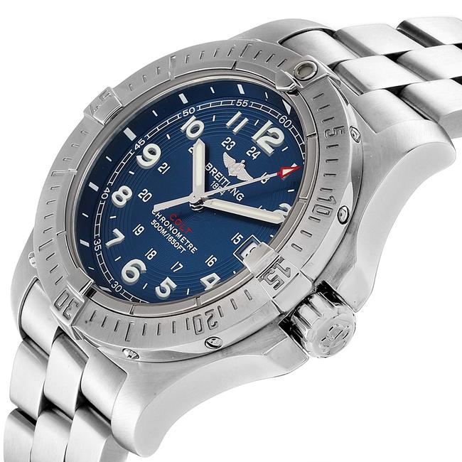 Breitling Concentric Blue Colt Quartz Dial Stainless Steel Mens A74380 Watch Breitling Concentric Blue Colt Quartz Dial Stainless Steel Mens A74380 Watch