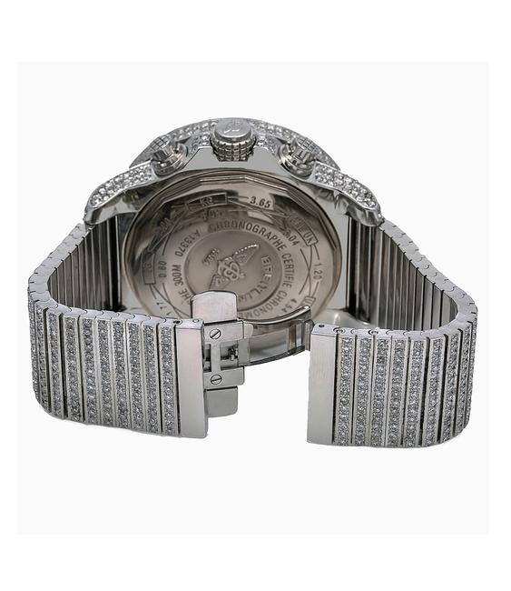 Breitling White Super Avenger A13370 53mm Diamond Dial with Gold Watch Breitling White Super Avenger A13370 53mm Diamond Dial with Gold Watch