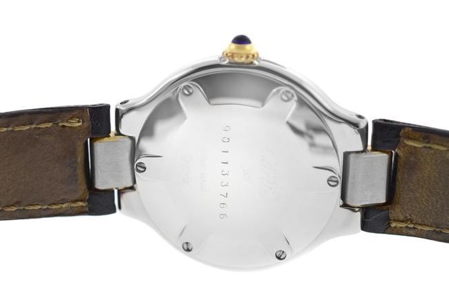 Cartier Yellow Gold Silver Ladies Must De 21 W1000944 Quartz Steel 28mm Watch Cartier Yellow Gold Silver Ladies Must De 21 W1000944 Quartz Steel 28mm Watch