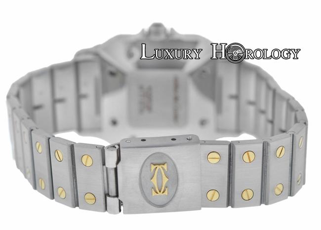 Cartier Mint Mens Unisex Santos Galbee 18k Gold Date 29mm Watch Cartier Mint Mens Unisex Santos Galbee 18k Gold Date 29mm Watch