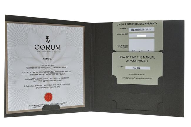 Corum Silver Admirals Cup Legend 082.200.20/0381 Bc12 Ladies Steel 38mm Watch Corum Silver Admirals Cup Legend 082.200.20/0381 Bc12 Ladies Steel 38mm Watch
