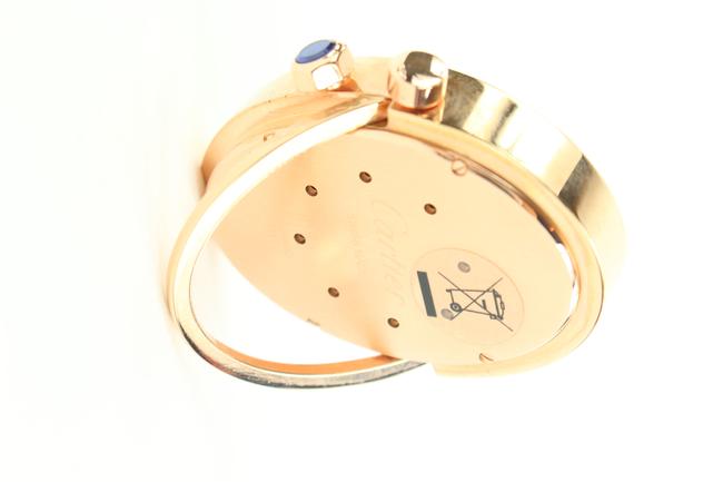 Cartier Gold Ref 3111 18k Rose Plated Baignoiretravel Alarm Clock 147ct2 Watch Cartier Gold Ref 3111 18k Rose Plated Baignoiretravel Alarm Clock 147ct2 Watch