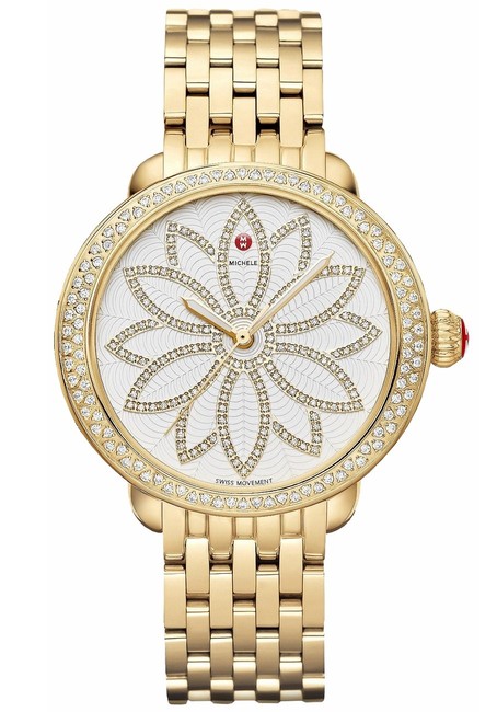 Michele Gold Serein Stainless Flower Diamond Mww21a000056 Watch Michele Gold Serein Stainless Flower Diamond Mww21a000056 Watch