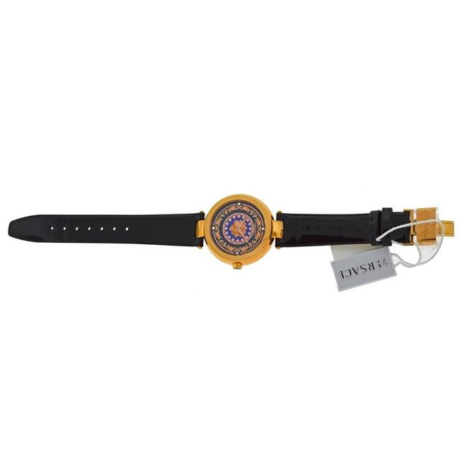 Versace Gold Tone Stell New Mystique Foulard Vk601 0013 Quartz Diamond Watch Versace Gold Tone Stell New Mystique Foulard Vk601 0013 Quartz Diamond Watch
