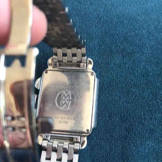 Michele Silver Deco Diamond Watch Michele Silver Deco Diamond Watch