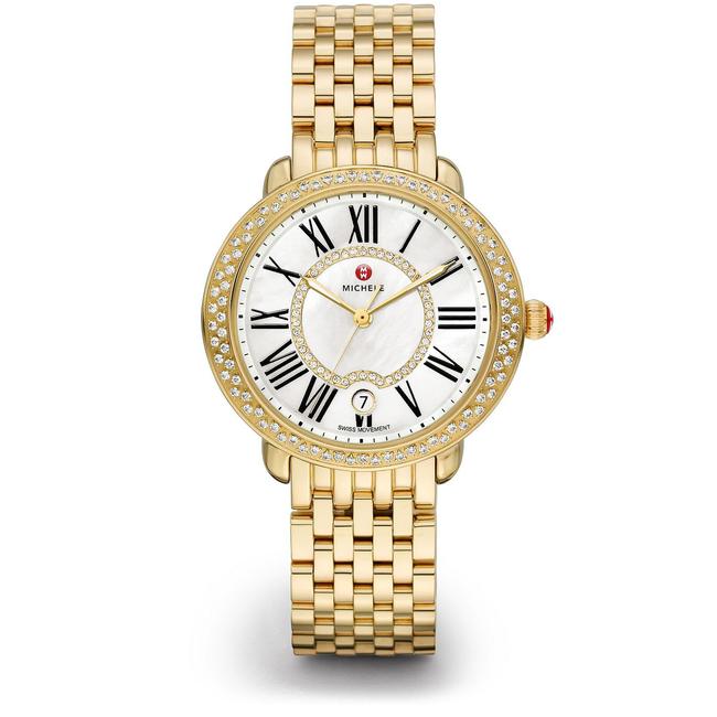 Michele Gold Serein Mid Mother Of Pearl Diamond Mww21b000031 Watch Michele Gold Serein Mid Mother Of Pearl Diamond Mww21b000031 Watch