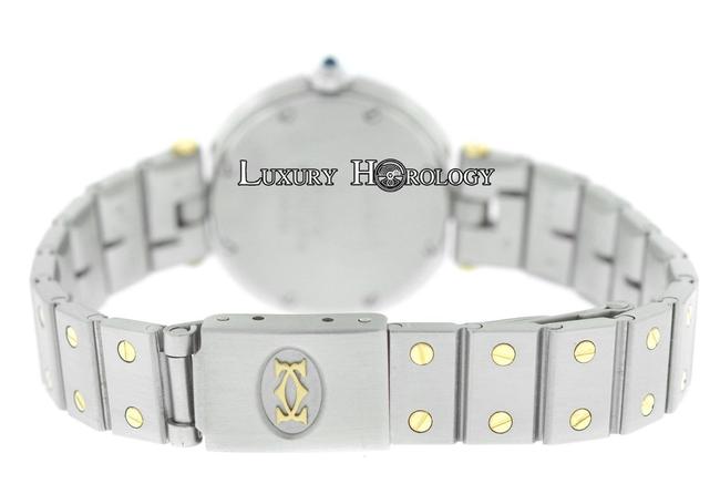 Cartier Silver Santos Ronde Steel 18k Gold 27mm Quartz Watch Cartier Silver Santos Ronde Steel 18k Gold 27mm Quartz Watch