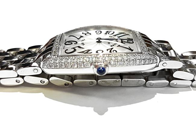 Franck Muller Curvex Ladies Diamond Bezel Stainless Steel 1752 Qz D Watch Franck Muller Curvex Ladies Diamond Bezel Stainless Steel 1752 Qz D Watch